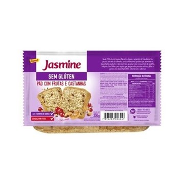 Imagem de Pão Sem Glúten Frutas e Castanhas Jasmine 350g