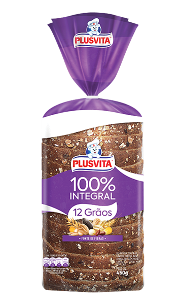 Imagem de Pão Integral Plusvita 12 Grãos 450g