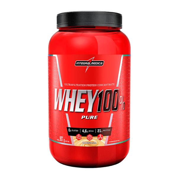 Imagem de Proteína Whey 100% Pure Integral Médica Baunilha 907g