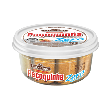 Imagem de Paçoca rolha Dacolonia zero açúcar pote 170g