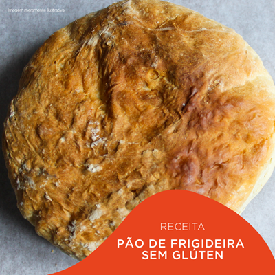 Pão de Frigideira Sem Glúten