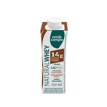 Imagem de Shake Natural Whey LacFree Chocolate Verde Campo 250ml