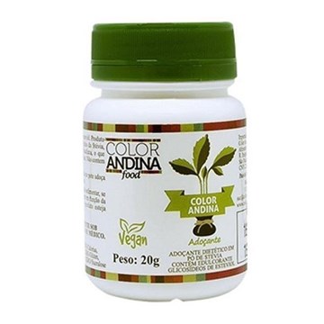 Imagem de Adoçante Stévia Color Andina 20g pó