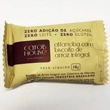 Imagem de Alfarroba com biscoito Arroz integral 10g