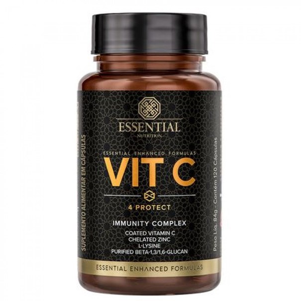 Imagem de Vitamina C4 Protec Essentail 120cps