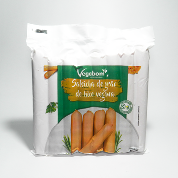 Imagem de Salsicha Vegana de Grão de Bico Vegabon 400g