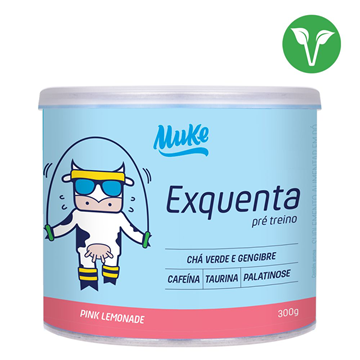Imagem de Pré Treino Exquenta Muke  Pink Lemonade  Mais Mu 300g