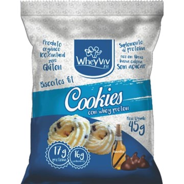 Imagem de Cookies whey viv fit baunilha 45g