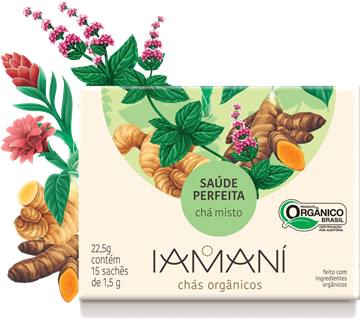 Imagem de Chá Funcional Orgânico Saúde Perfeita - Iamaní