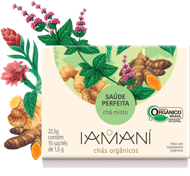 Imagem de Chá Funcional Orgânico Saúde Perfeita - Iamaní