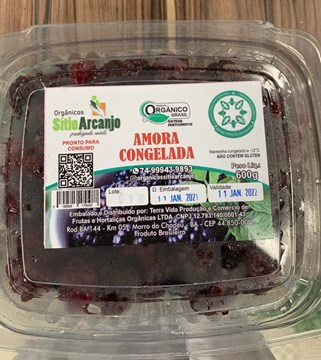 Imagem de Amora Congelada Orgânica -  Sitio Arcanjo 600g