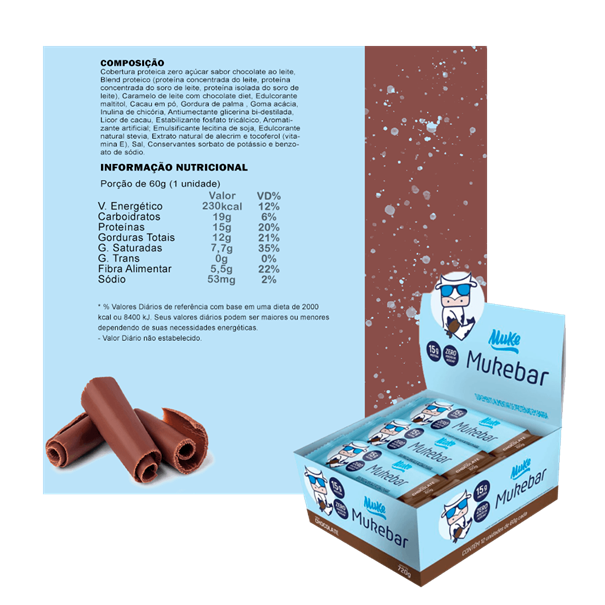 Imagem de MukeBar  Chocolate - Mais Mu 60g