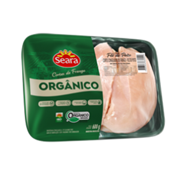 Imagem de File de Peito Organico - Seara Bandeja 600g