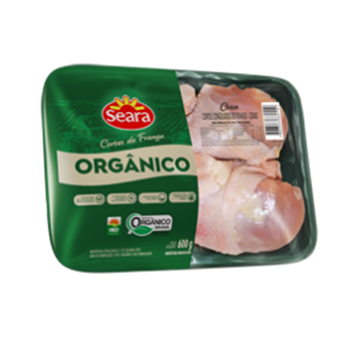 Imagem de Coxa de Frango Organico - Seara Bandeja 600g