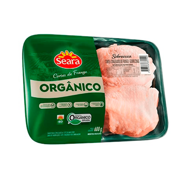 Imagem de Sobrecoxa Organica - Seara Bandeja 600g