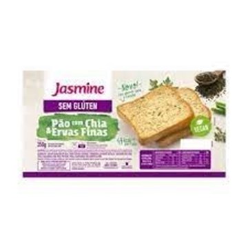 Imagem de Pão Fatiado Sem Glúten Jasmine Chia Ervas Finas 350g