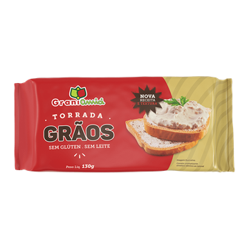 Imagem de Torrada Grãos Sem Gluten -  Grani Amici  130g