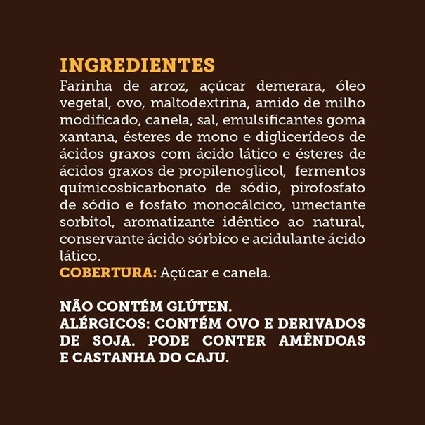 Imagem de Bolo de Churros -  Grani Amici  300g