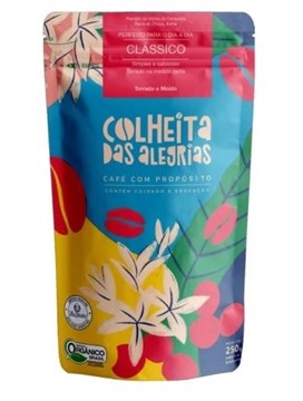 Imagem de Café Orgânico Colheitas das Alegrias Clássico Moido 250g