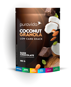 Imagem de Coconut Granola - Dark Chocolate - Pura Vida 180g