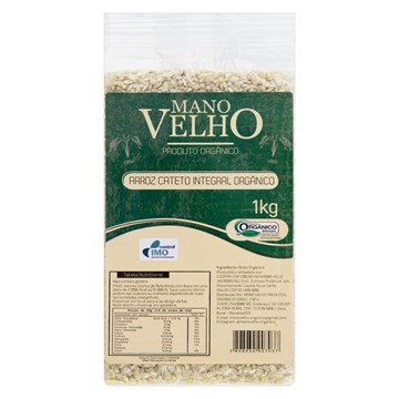 Imagem de Arroz cateto orgânico integral 1kg - Mano velho