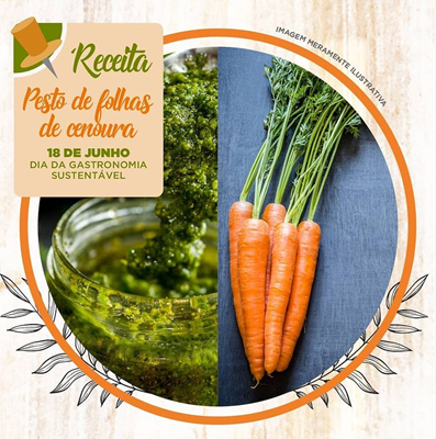 Pesto de Folhas de Cenoura