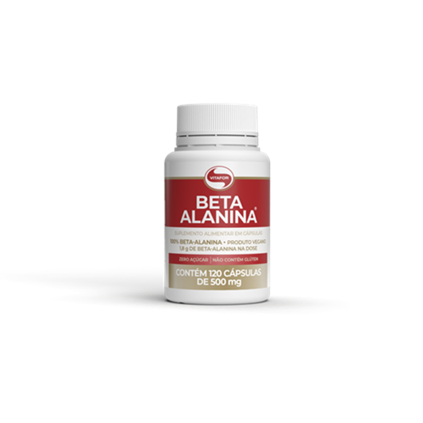 Imagem de Beta Alanina 500mg 120 Capsulas - Vitafor