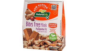 Imagem de Biscoito Bites Mini Natural Life Paçoca 70g