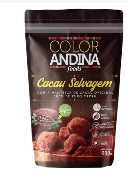 Imagem de Cacau Selvagem em Pó - Color Andina 200g