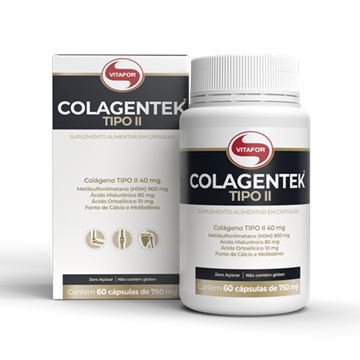 Imagem de Colagentek tipo II 60 Caps Vitafor