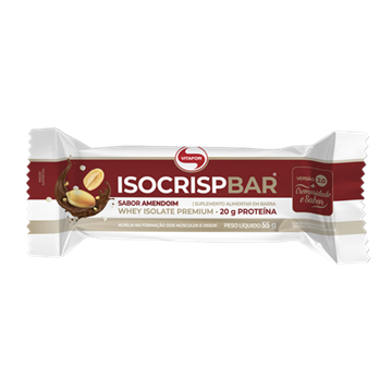 Imagem de Barra de Proteína IsoCrisp Bar Vitafor Amendoim 55g
