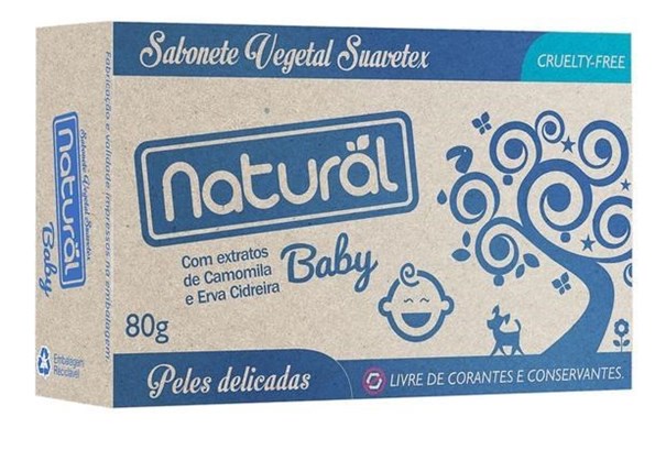 Imagem de Sabonete Vegetal Suavetex Baby  80g