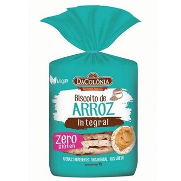 Imagem de Biscoito Arroz Integral da Colonia 95g