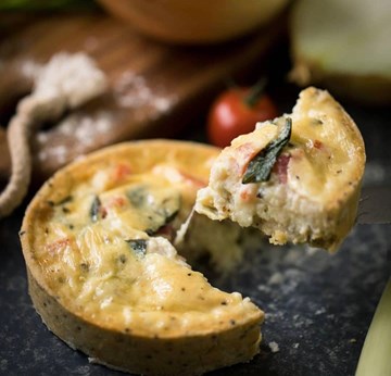 Imagem de Quiche de espinafre com ricota 100g - Mais Leve