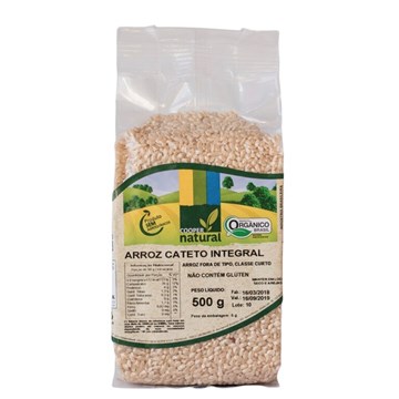 Imagem de Arroz Cateto Integral Orgânico Cooper Natural 500g