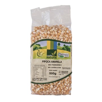 Imagem de Milho de Pipoca Coopernatural Amarela 500g