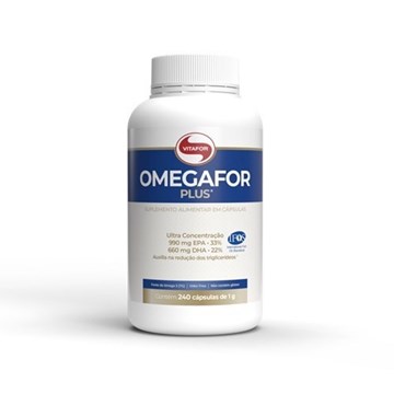 Imagem de Omegafor Plus Vitafor 1000mg 240 Capsulas