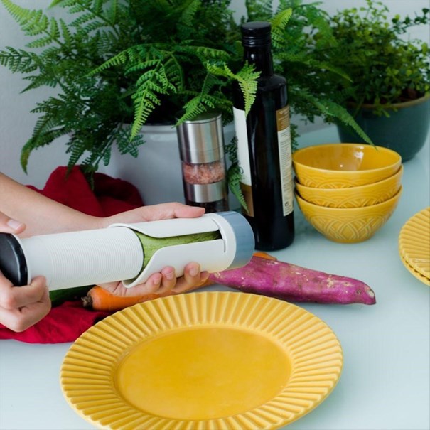 Imagem de Espiralizador Vegetais Portatil Oikos Azul