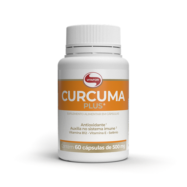Imagem de Curcuma Plus Vitafor 60 Cápsulas 500mg