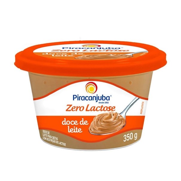 Imagem de Doce de Leite Piracanjuba Zero Lactose 350g