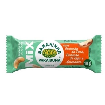 Imagem de Bananinha Mix Sem Açúcar Paraibuna 18g