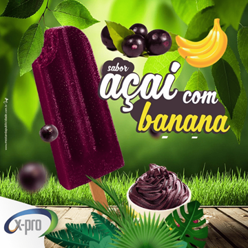 Imagem de Picolé de Açaí c/ Banana Zero X-pro - 65g
