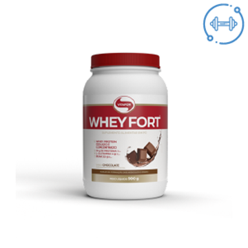 Imagem de Proteína Whey Fort Vitafor Chocolate 900g