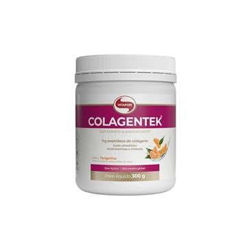Imagem de Colágeno Colagentek Tangerina Vitafor Pote 300g