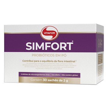 Imagem de Simfort Probiótico Vitafor Sachê 2g com 30