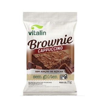 Imagem de Brownie Integral Capuccino Zero Vitalin 35g