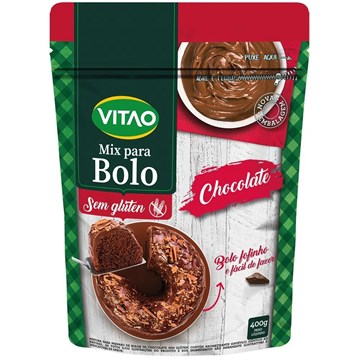 Imagem de Mistura para Bolo de Chocolate Sem Glúten Vitao 400g