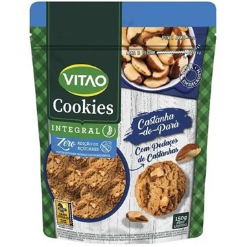 Imagem de Biscoito Cookies Integral Diet Castanha do Pará Vitao 150g