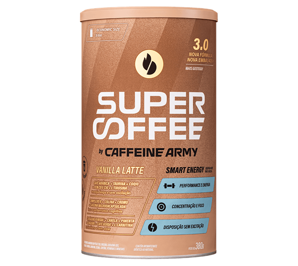 Imagem de Supercoffee Caffeine 3.0 Vanilla Latte Army 380g