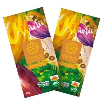 Imagem de Chocolate Orgânico 60% de Cacau com Canela Mendoá 80g